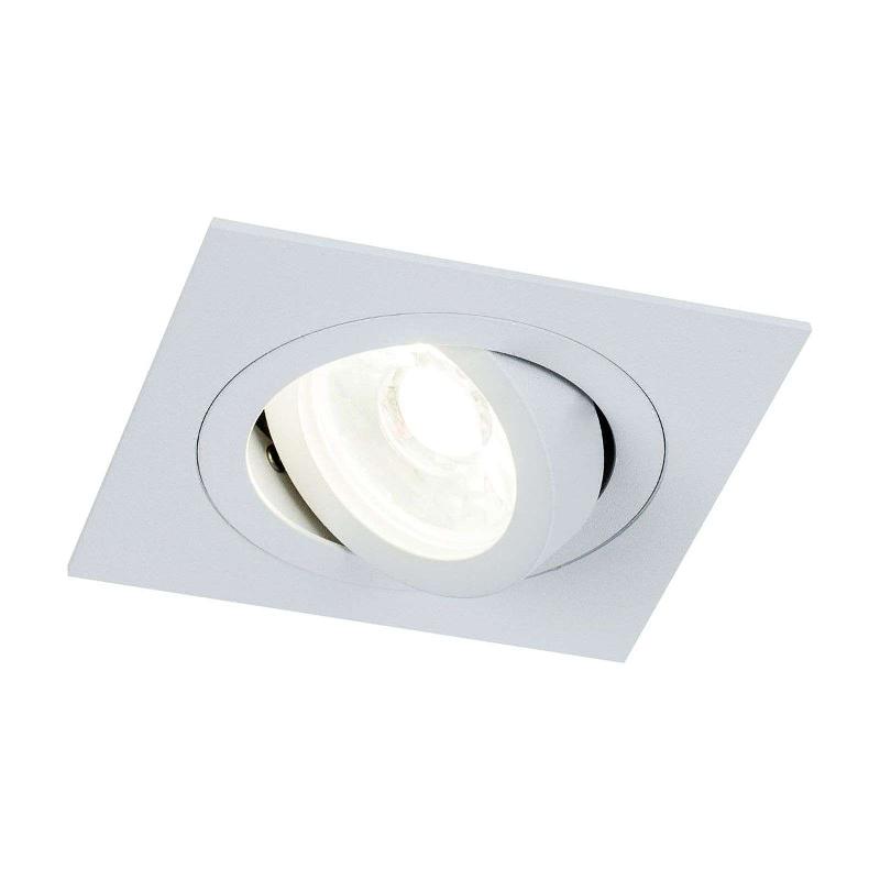 MAYTONI SPOT ENCASTRÉ ATOM, GU10, BLANC, CADRE ANGULAIRE