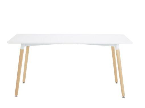 Table modulaire COWORK - 160 x 80 cm - MDF 18 mm - pieds en bois de hêtre - neuf_0