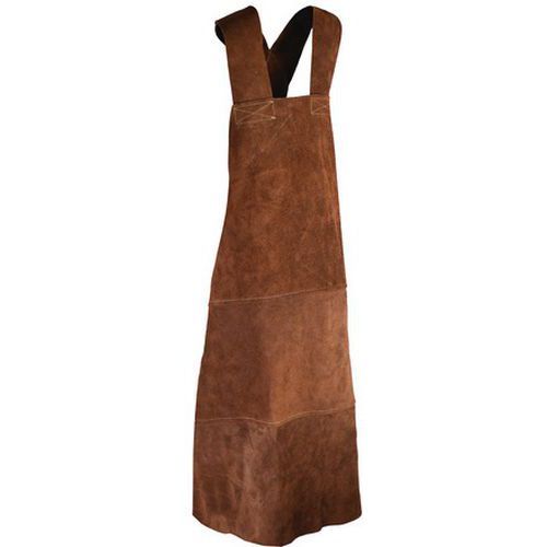 TABLIER DE PROTECTION POUR SOUDEUR CUIR CROÛTE DE BOVIN AVEC BAVETTE - SINGER SAFETY