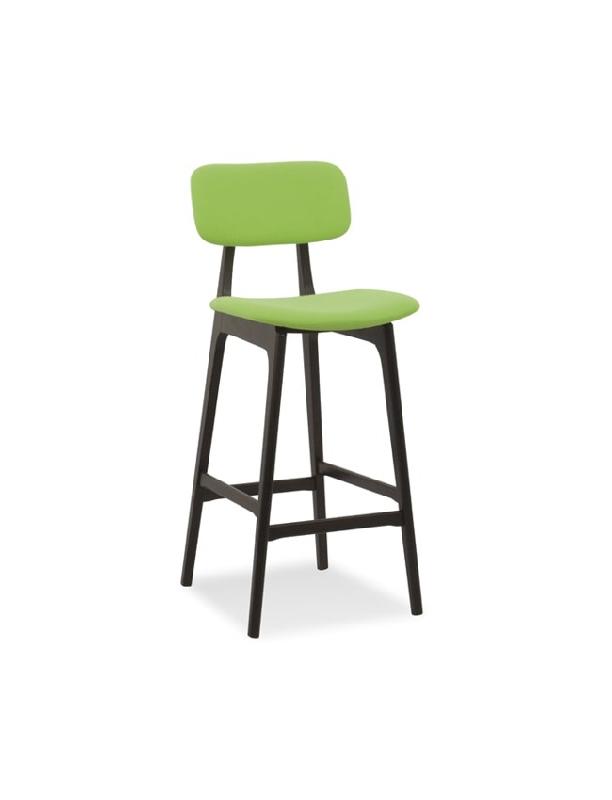 Tabouret de bar Jalil - assise et dossier rembourrés_0