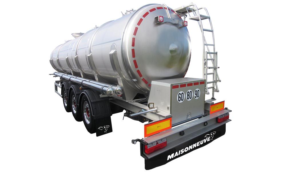 Watertanker - Remorques citerne - Groupe Maisonneuve - Inox 304/316, volume 25 000 à 30 000 L_0