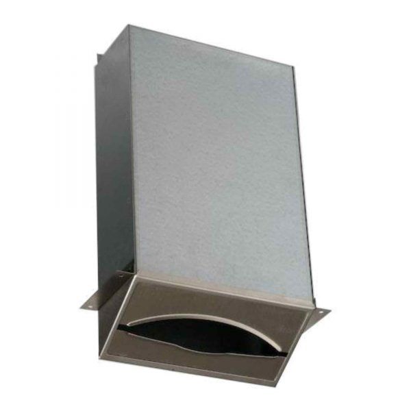 09.3117 - Distributeur de serviettes en papier Dolphin Solutions - derrière le miroir, base en angle, finition satin brossé_0