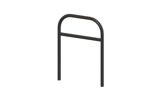 36810600 - Arceau urbain Léon Velopa - acier galvanisé - entraxe 600 mm - appui pour vélos avec lisse intermédiaire_0