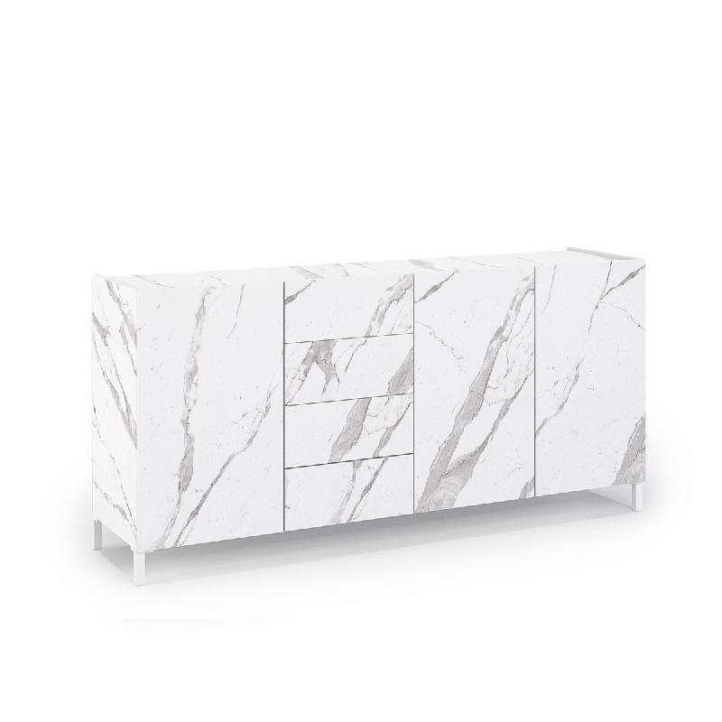 AQA Design Buffet ALVEA en mélamine marbre calacatta L.174 P.40 H.84 MP07056 - multicolore Bois manufacturé MP07056_0