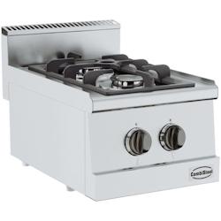 Base 600 Table de cuisson à gaz | 2 brûleurs | 2x 3.25kW | 400x600x300(h)mm . - COM-7178.0005_0