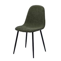Chaise Ariane verte x2 -  Autre Tissu Amadeus 44x55 cm - vert textile 3520071964980_0