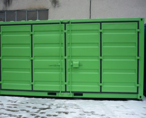 Containers de stockage 15 pieds open side  / volume 23.4 m3_0