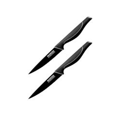Ensemble de 2 Couteaux d'office 24 cm Nirosta Black Edition - noir 3176239932478_0