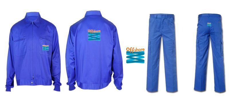 Ensemble veste-pantalon de travail - qualité similaire aux combinaisons de travail - usage offshore, usines, marin, entretien_0