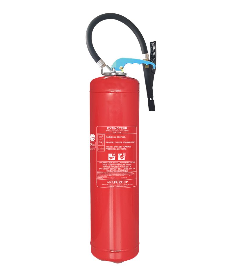 FG9-F - Extincteur à pression auxiliaire à eau pulvérisée - Anaf - Capacité 9L_0