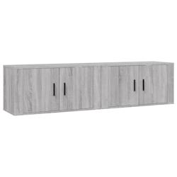Helloshop26 - Meubles TV muraux multimédia étagère télévision buffet téléviseur salle à manger salon chambre 2 pièces sonoma 80 x 02_0029018_0