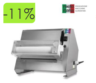 Laminoir à pizza électrique de table SPR30 UNO - Diamètre 140-300mm - Acier inoxydable_0