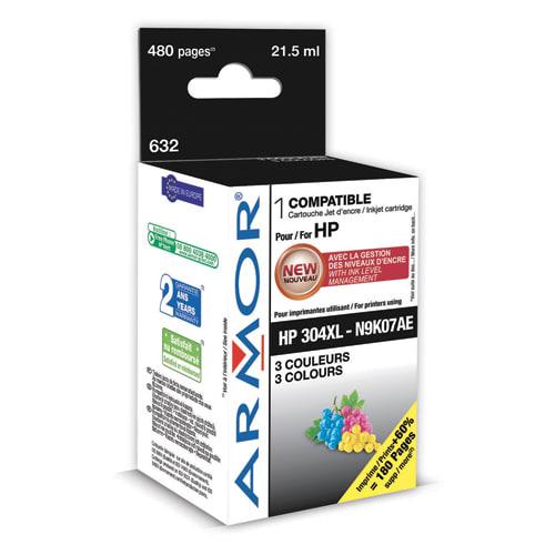 Owa cartouche jet d'encre reman pour hp 304xl 3 couleurs n9k07ae k20642_0