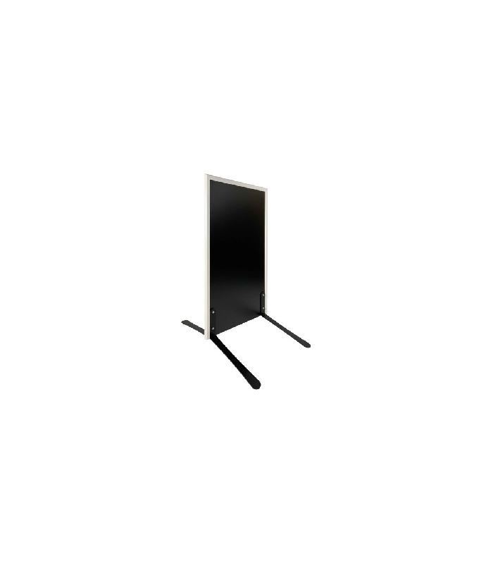 Panneau trottoir cadre bois sur piétement noir effet ressorts - dimensions 105 x 56 cm - Référence : PFN132BC_0