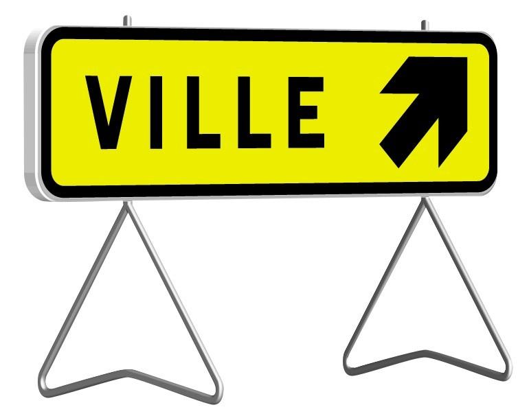 Panneaux Taliasign KD 1300x300 mm classe 2 Indications Temporaires - PNTLGLV2KDC-TL02/D_0