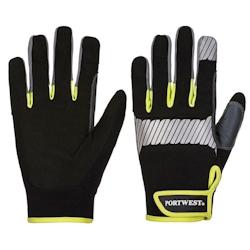 Portwest - Gants de spécialiste mécanicien avec renfort pour un usage général PW3 Noir Taille 7 - 5036108361106_0