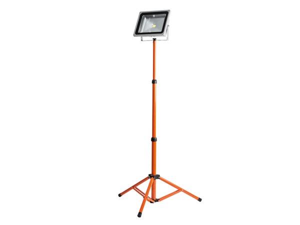 Projecteur de chantier à LED sur trépied - 30W Epistar Chip - 6500K - IP65 - 1800 lm - Hauteur réglable 95-170 cm_0