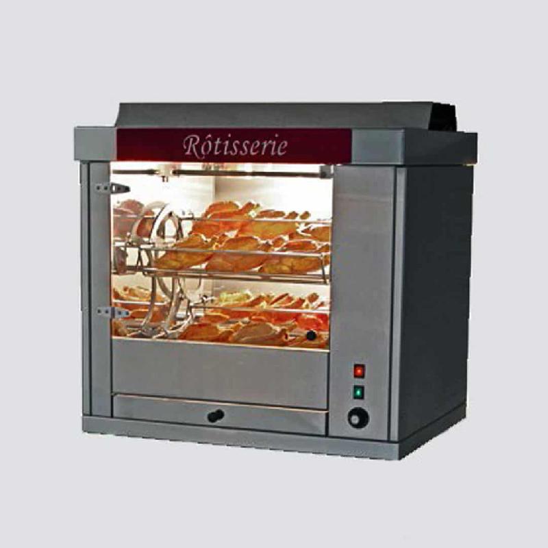 Rôtissoire professionnelle à balancelle en inox COMETE 3 (Modèle / Hauteur mm / Poids Kg: COMETE 3 / 825 / 82 Réf - COMETE3-12)_0