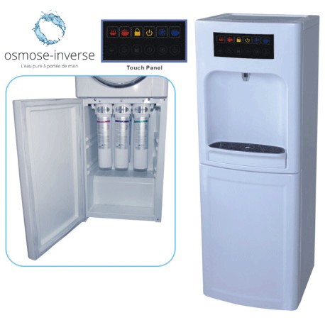 Traitement d'eau par osmose inverse - Fontaine à eau osmosée professionnelle pour bureau - Jusqu'à 190L/jour_0