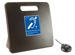 224205 - Boucles magnétiques portatives pour malentendants - Deaco - 275 x 250 x 110 mm - micro externe inclus_0