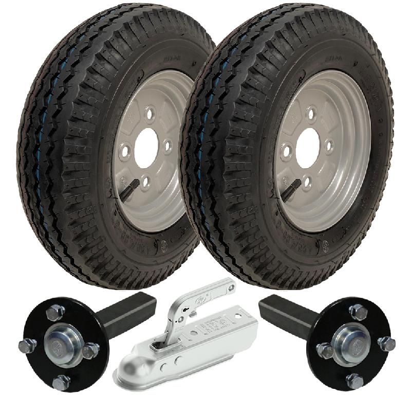 4.80 / 4.00-8 Kit de remorque High Spee Speed Road Legal K371 Roues, essieux et attelage de remorquage_0