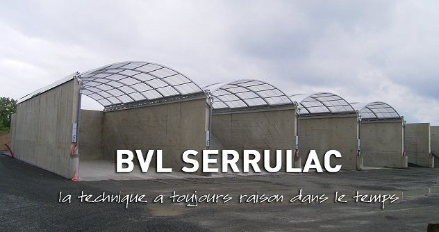 Abri a sel en voûtes télescopiques rétractables au fond de la case sécurisés au vent norme NV 65_0