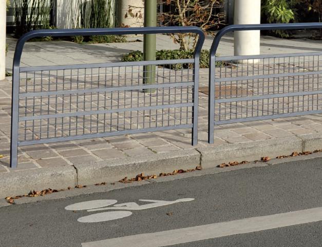 Barrière en acier inoxydable