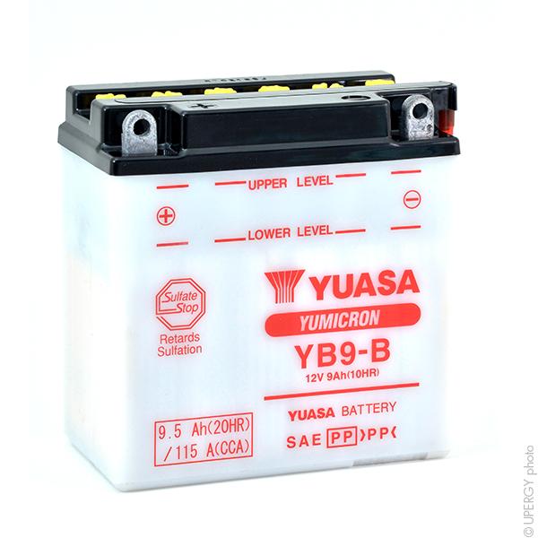 BATTERIE MOTO YUASA YB9-B / 12N9-4B-1 12V 9AH_0