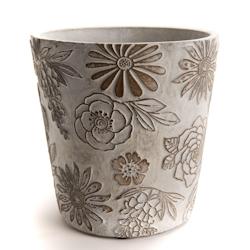 Cache pot Fleurs grand modèle -  Multicolore Rond Pierre Amadeus 16x16 cm - multicolore pierre 3520071864716_0