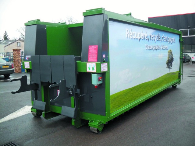 Compacteur à déchets monobloc grande capacité avec toit ouvrant - PAKTOR MI3_0