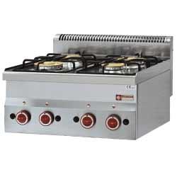 Cuisinière à gaz 4 feux - modèle G60/4F6T - Pro 600 mm_0