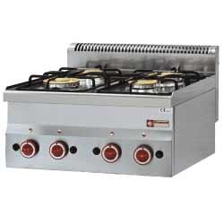 Cuisinière 4 feux gaz -top- g60/4f6t_0