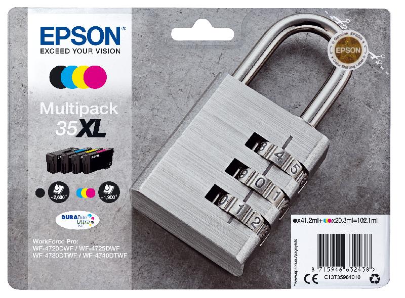 Epson Padlock Multipack 4-colours 35XL DURABrite Ultra Ink_0