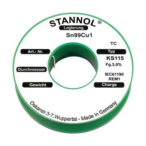 HS 10 elektroniclot 1000 g 535249-1,0 mm Soudure Etain Lötdraht Stannol 2,5%