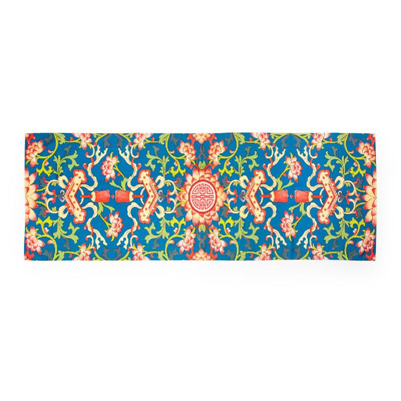 Excelsa runner de table tavola La Via Della Seta coton 140x45 cm multicolore - multicolore textile 66707_0