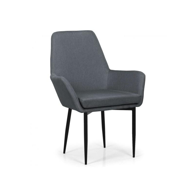en prix célestin 97cm gris foncé Fauteuil paris tissu shQdtr