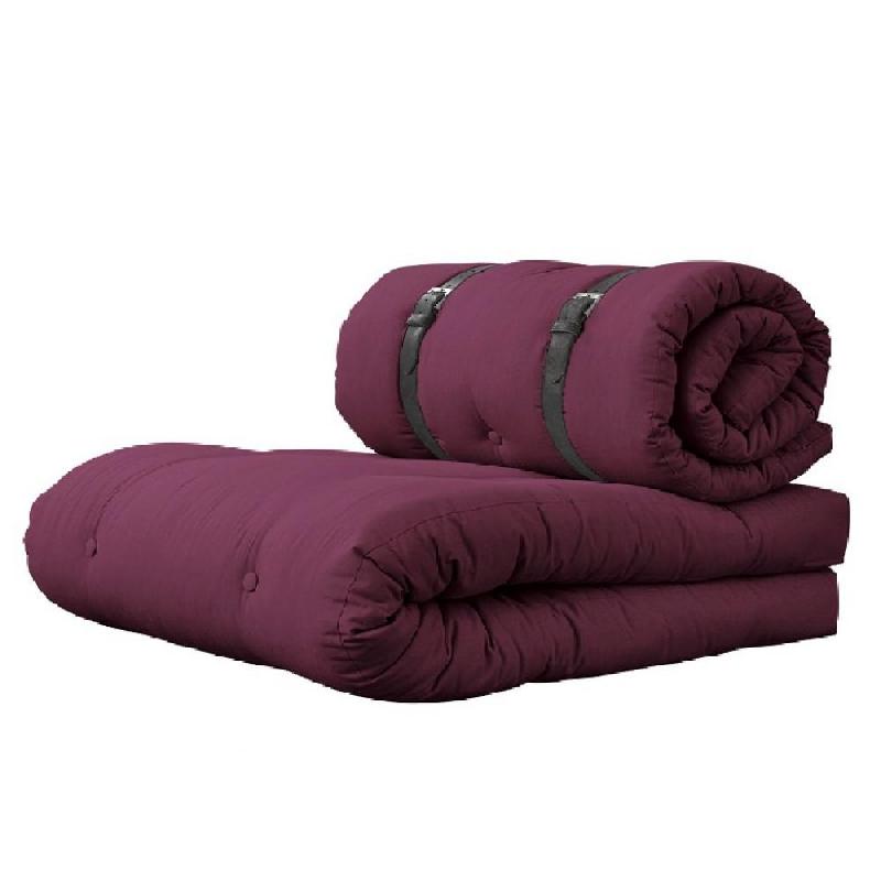 Fauteuil standard convertible Buckle-Up Chair - couleur bordeaux - design pratique et ultra résistant_0
