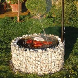 Gabions décoratifs barbecue circulaire gabion_0