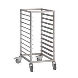 Chariot À Glissières en Inox GN 1/1 - 10 Niveaux - Gastro M - 5050984690709_0