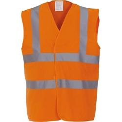 Gilet haute visibilité YOKO orange T.XXL Yoko - XXL orange polyester 6933883202589_0
