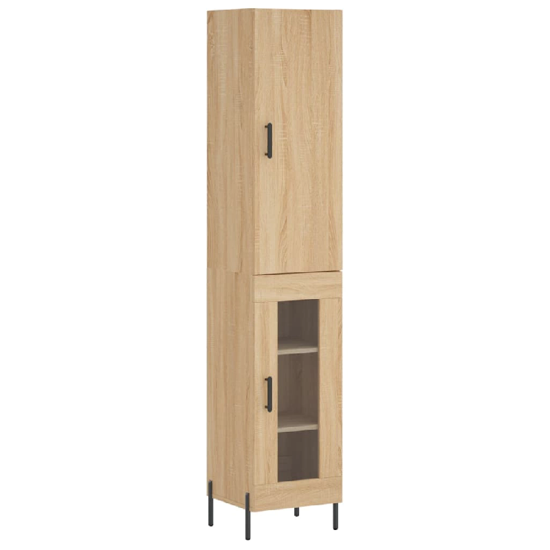 Helloshop26 - Buffet bahut commode armoire meuble de rangement organisateur cuisine salle de séjour salon haut sonoma 34,5 x 34 x 02_0033988 - 300021_0