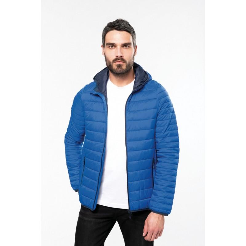 K6110 - Doudoune légère homme avec capuche - Chaude, ultralégère et compressible_0