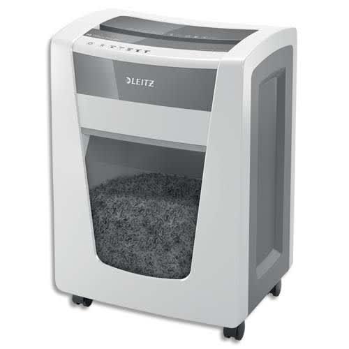 Leitz destructeur de documents iq office pro p-5+ coupe super micro 2x5mm 7 feuilles 30 litres 80040000_0