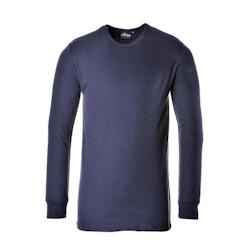 Portwest - Tee-shirt chaud manches longues Bleu Marine Taille 2XL - XXL bleu textile 5036108045754_0