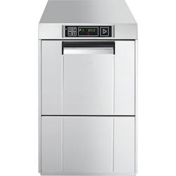 Smeg Lave-verres - double paroi- Dimensions panier 400x400 mm - Pompe de vidange - 2 paniers fournis - 
 460x600x705 mm- monophasé- adoucisseur inté_0