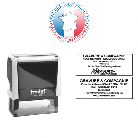 Trodat printy 4914 | empreinte 6 lignes 64 x 26 mm offerte référence: 006-trodat-printy-4914_0