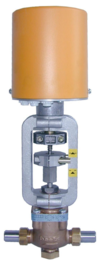 Vanne de régulation Baelz 334 - bronze rouge CC491K - PN 16-25 - G 1/2 à G 1 1/2 - jusqu'à 150°C_0