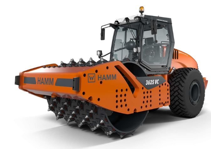 3625 HT VC H177 - Compacteur monocylindre Hamm - Cylindre de concassage VC - Poids 25420 kg_0