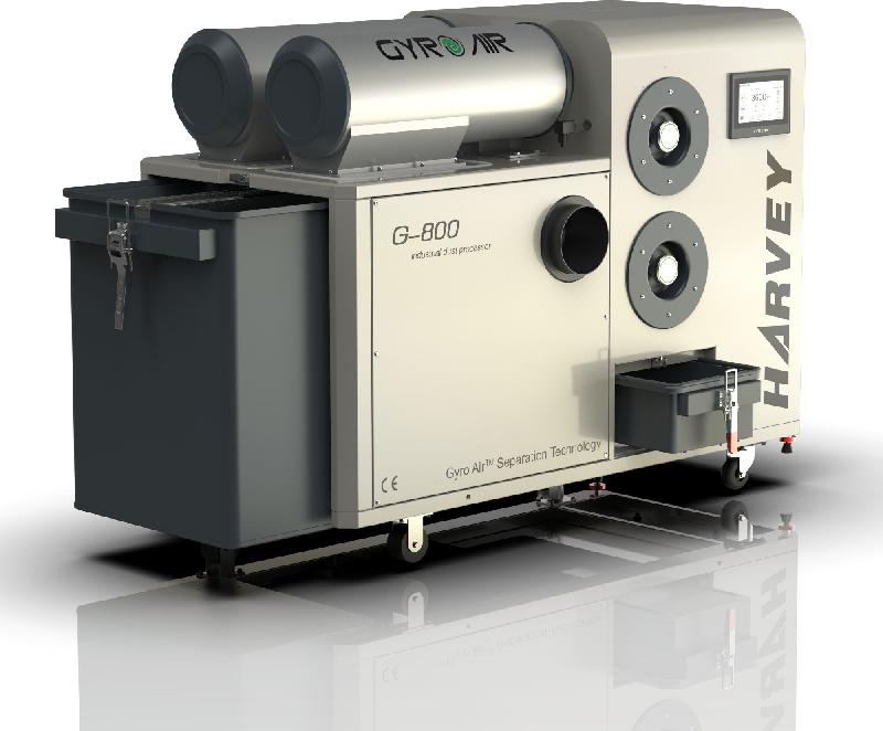 Gyro air aspirateur cyclonique HEPA 1360m³/h 2,2kW 230V 4 machines MW-Tech G800_0