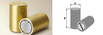 Aimant permanent - base magnétique néodyme IMA 32 SC-N - diamètre 32 mm - force 70 kg - température max 80°C_0